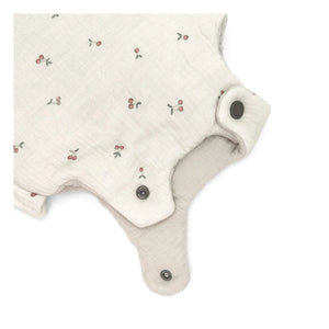 Babyshower - Baby-Schlafsack mit Kirschen | Ecru