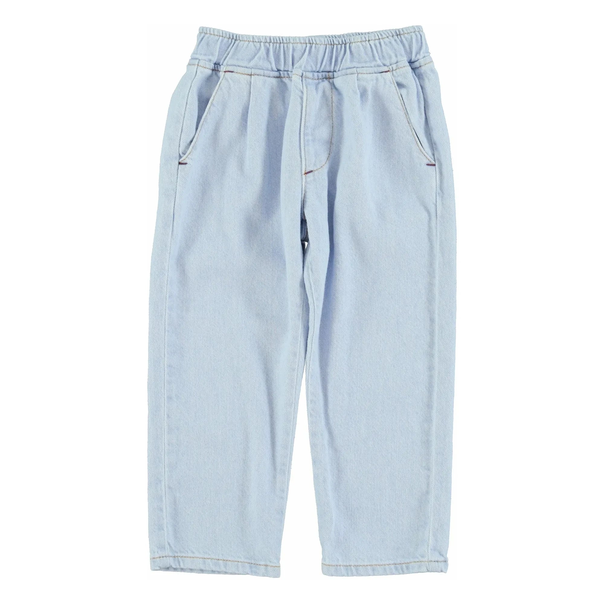 Piupiuchick - Flat Elastic Jeans | Hellblau