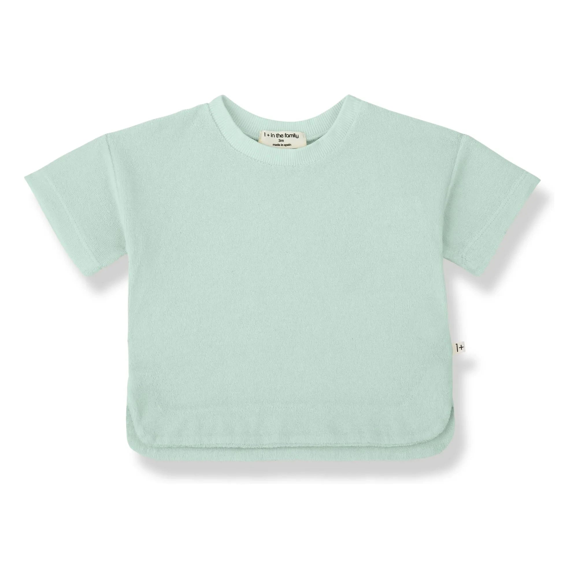 1+ in the family - Manacor Sponge T-Shirt | Mandelgrün