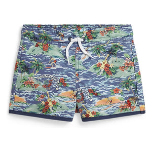 Ralph Lauren – Badeshorts aus recycelten Fasern | Blau