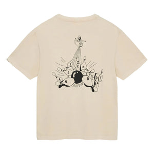 Anerkjendt - Akvillads Bowling T-Shirt | Elfenbein