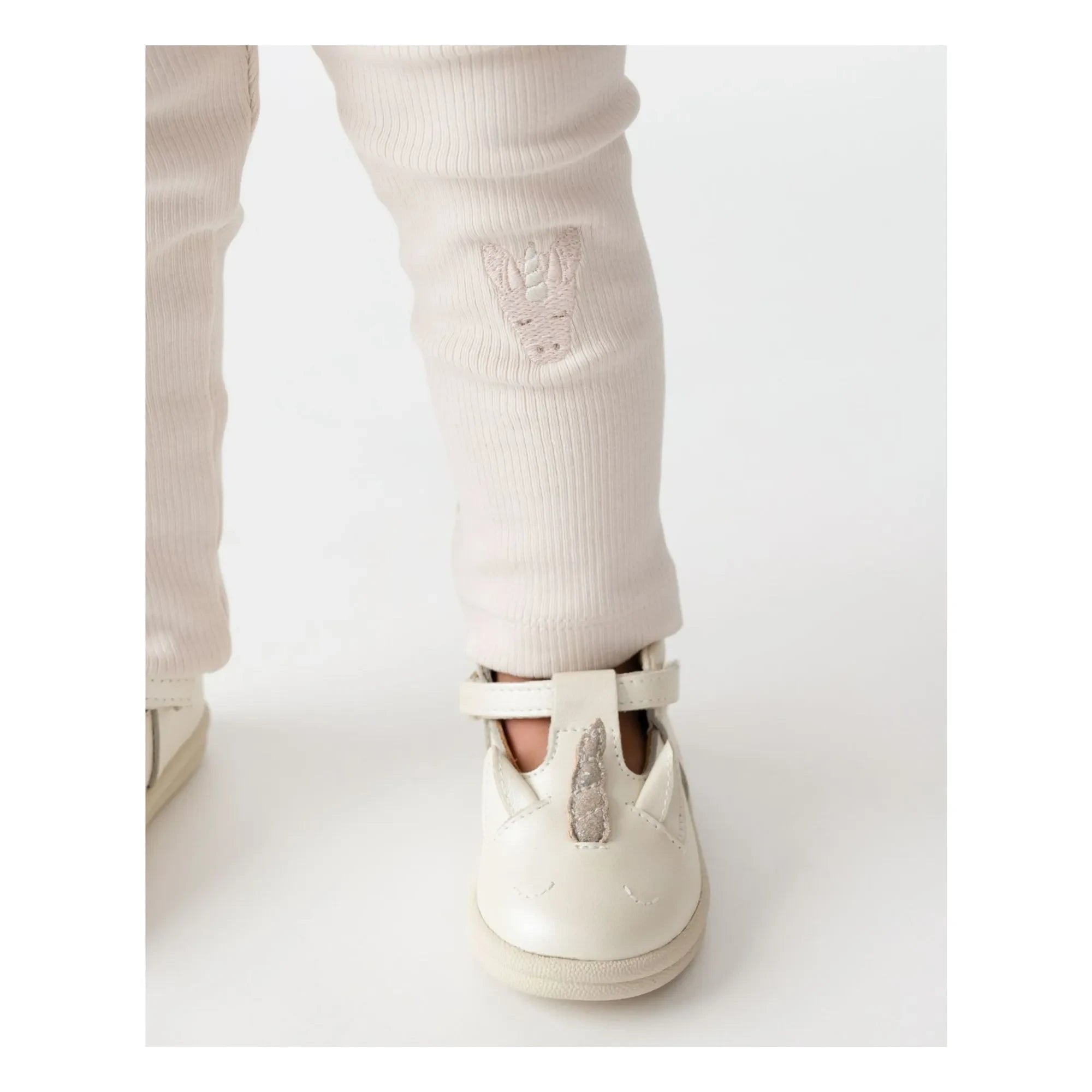 Donsje - Soenie Leggings aus Bio-Baumwolle mit Einhorn-Motiv | Puderrosa