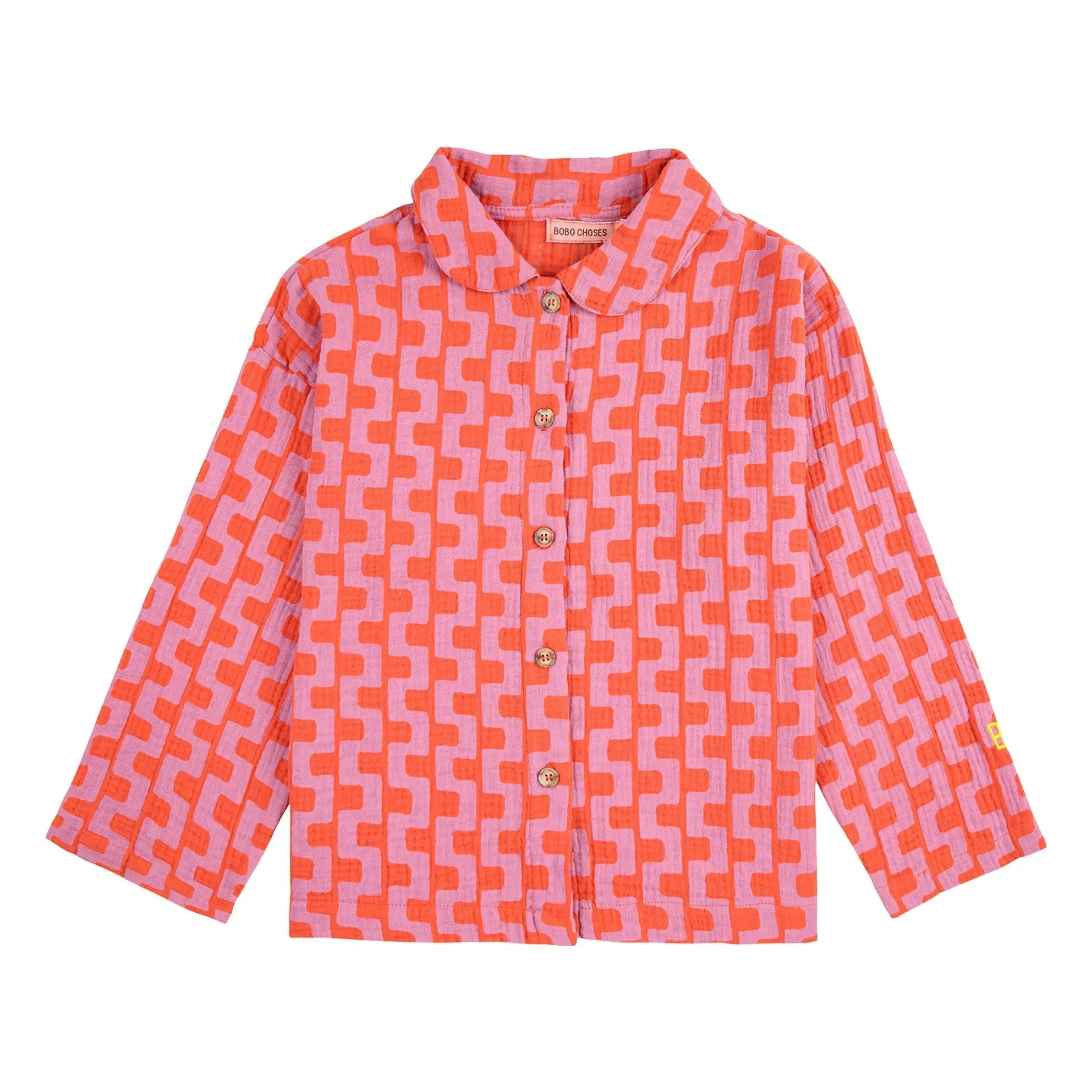 Bobo Choses - Pyjama Chain Bio-Baumwolle | Rosa