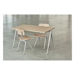 Hay - Result Parlak Meşe Sandalye - Friso Kramer & Wim Rietveld Yeniden Baskı | Bej