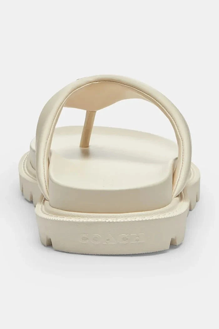 Coach Kadın Deri Parmak Arası Terlik Brynn Leather Thong Sandal