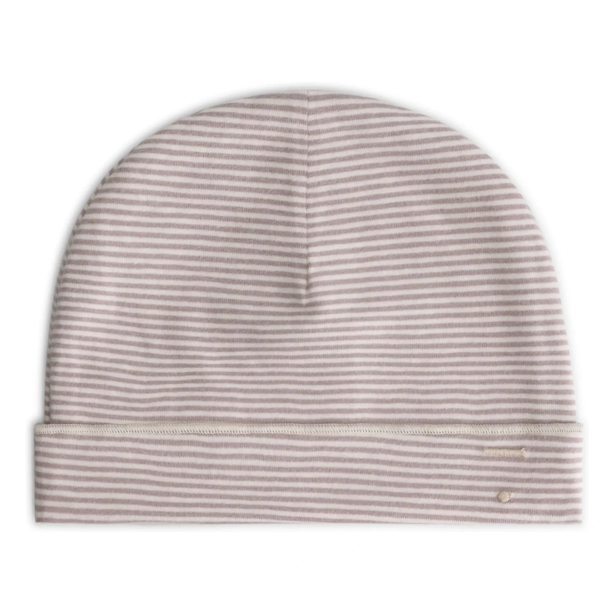 Gray Label - Bio-Baumwoll-Mütze mit Streifen | Mauve