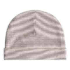 Gray Label - Bio-Baumwoll-Mütze mit Streifen | Mauve