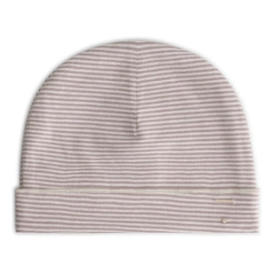 Gray Label - Bio-Baumwoll-Mütze mit Streifen | Mauve