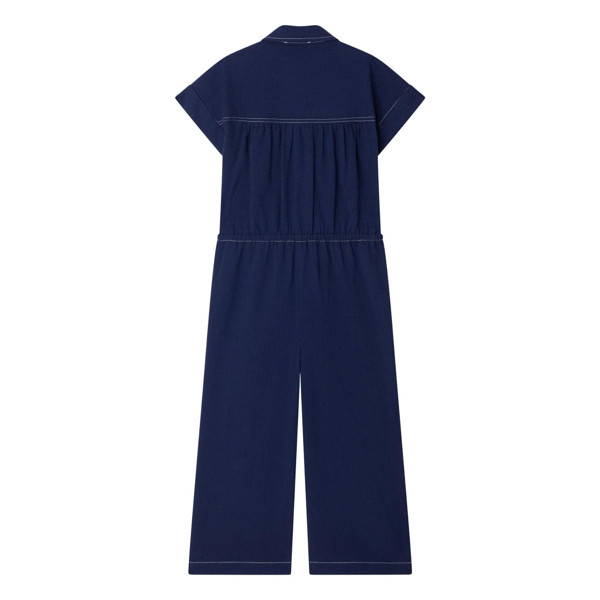 Bonpoint - Denim Lania Bio-Baumwoll-Overall | Indigo blau