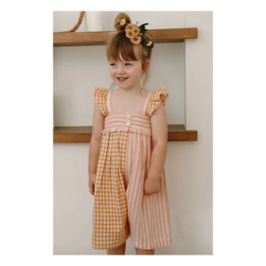 Lilinoa – Romy Patchwork-Overall | Puder