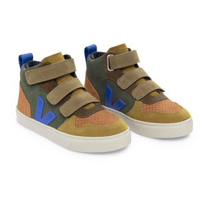 Veja - V-10 Velcro Wildleder Mid-Top Sneaker | Braun
