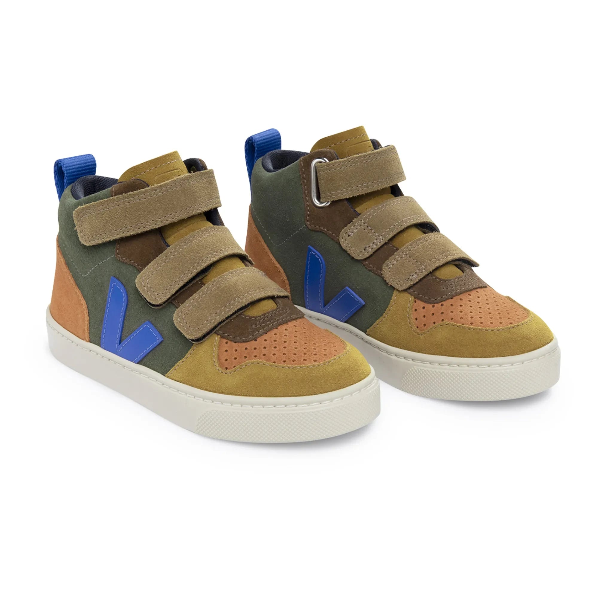 Veja - V-10 Velcro Wildleder Mid-Top Sneaker | Braun