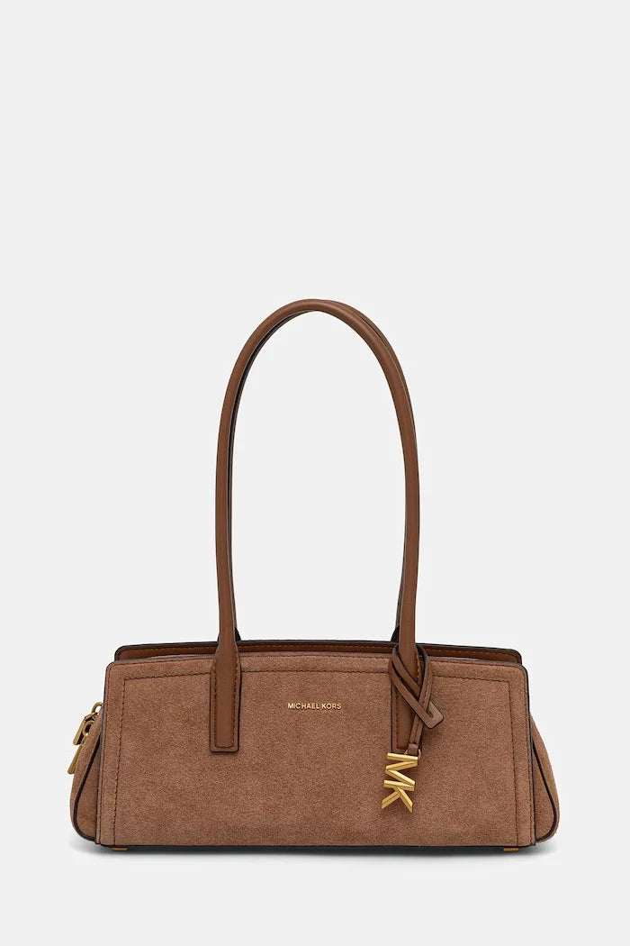 MICHAEL Michael Kors LAILA süet kadın baget çanta