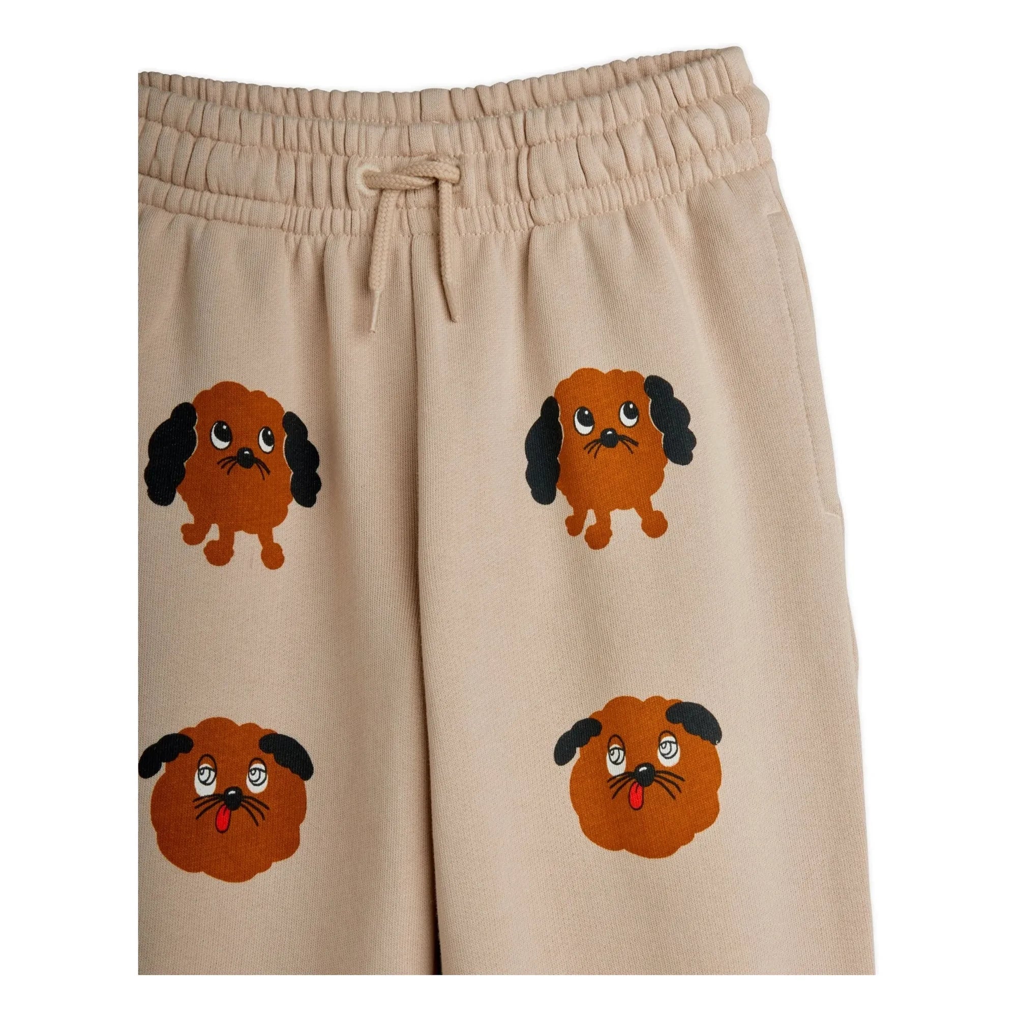 Mini Rodini - Doggies Bio-Baumwoll-Jogginghose | Grau meliert