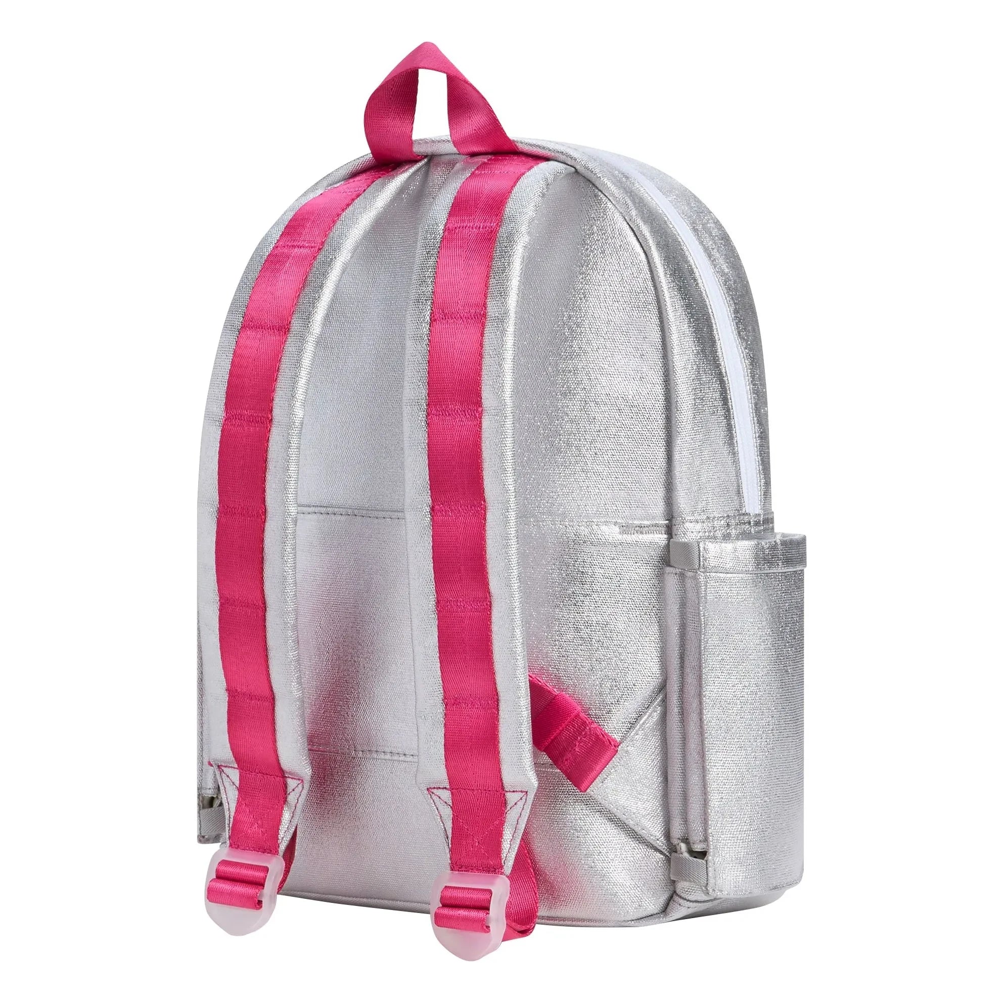 State Bags - Mini Kane Iridescent Hearts Sırt Çantası | Gri
