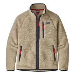 Patagonia – Faux Fur Fleecejacke | Ecru