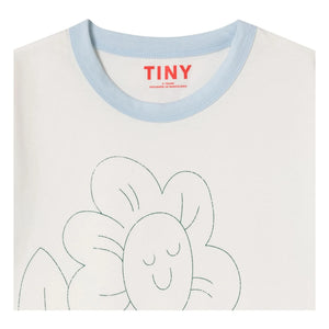 Tinycottons - Fleur Bio-Baumwoll-T-Shirt | Weiß
