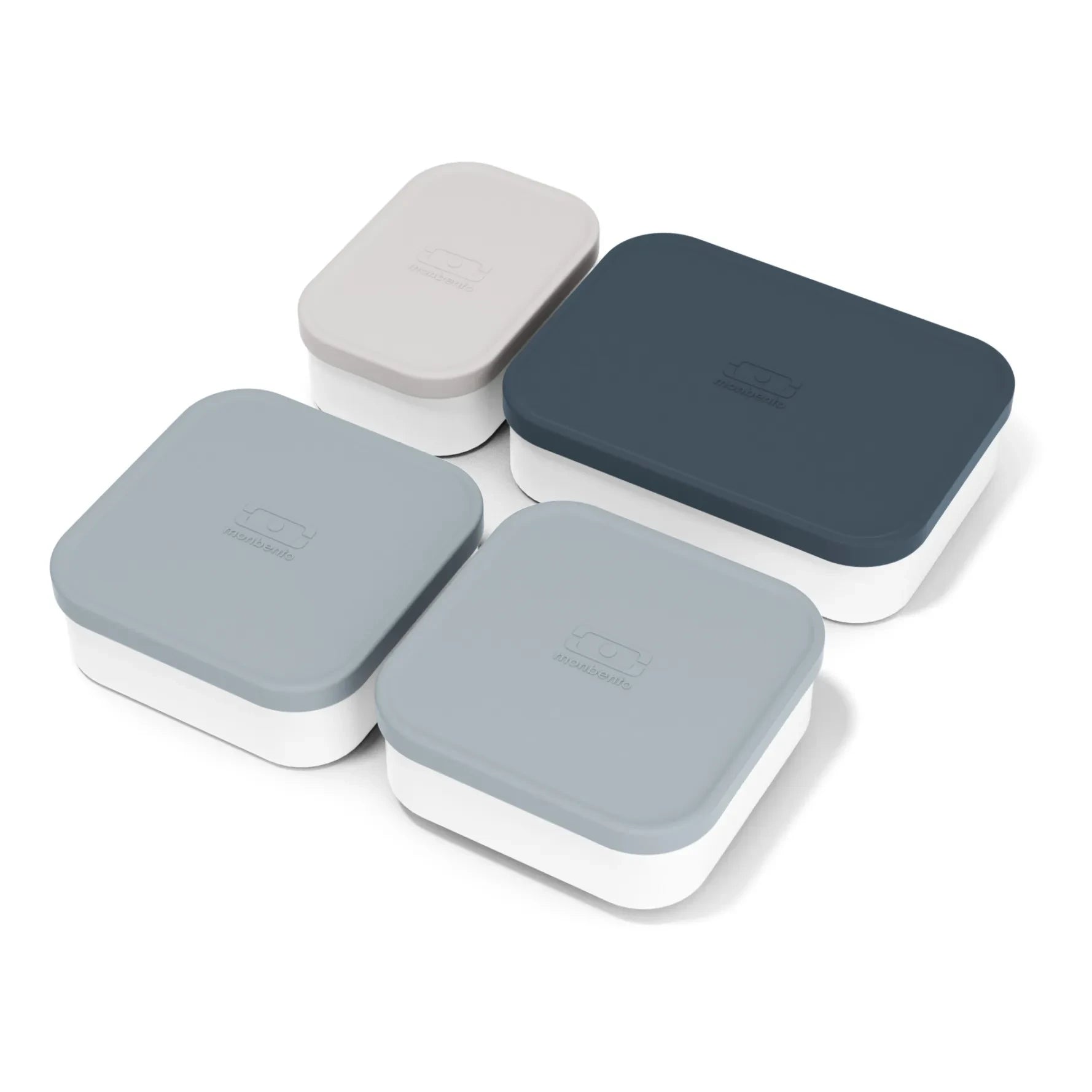 Monbento - MB Bento Zusatz-Fächer - 4er Set | Grau
