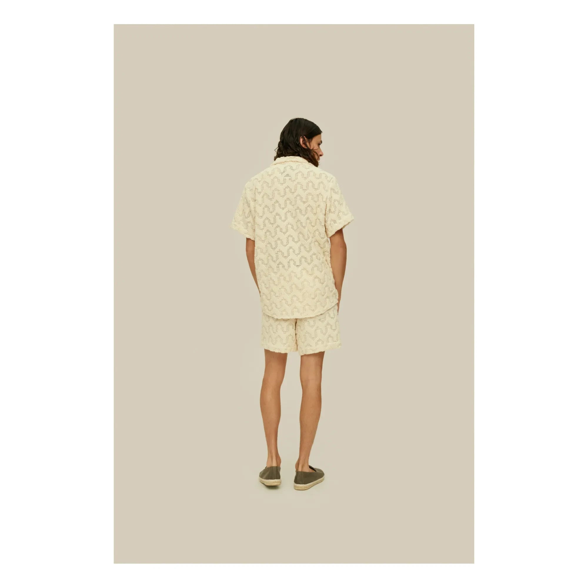 OAS – Atlas Melierte Bluse | Ecru