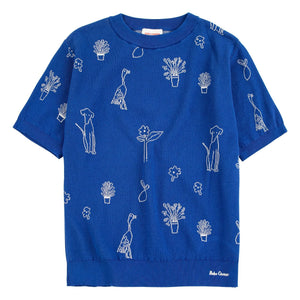 Bobo Choses - Summer Trip Bio-Baumwollpullover | Blau
