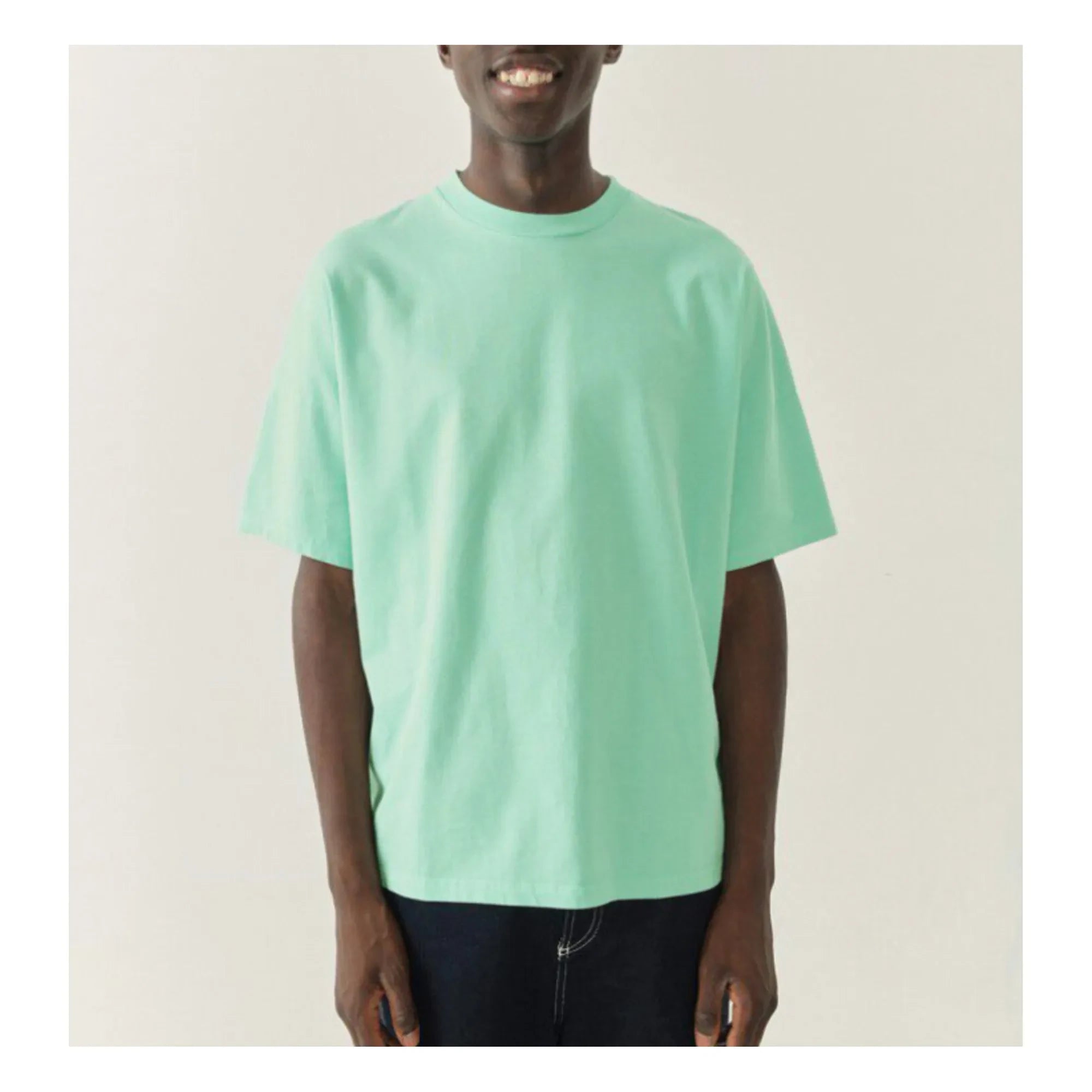 American Vintage - Fizvalley Tişört | Mint Yeşili