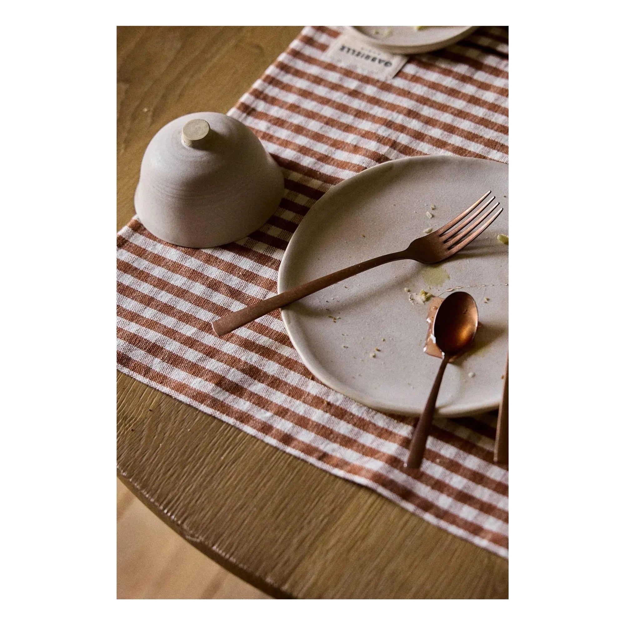 Gabrielle Paris – Gedeck Gingham Mokka