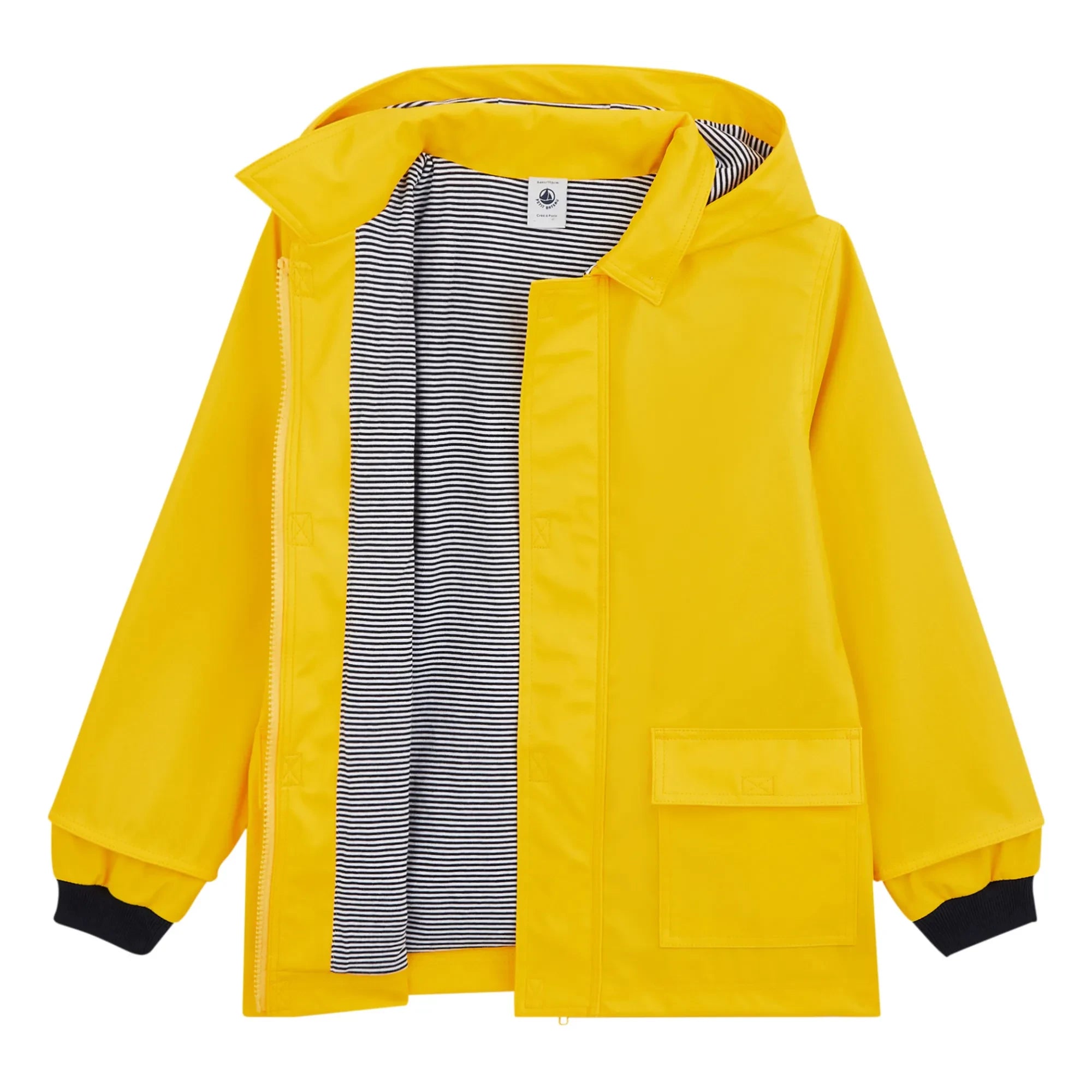 Petit Bateau - Regenmantel mit Bio-Baumwollfutter | Gelb
