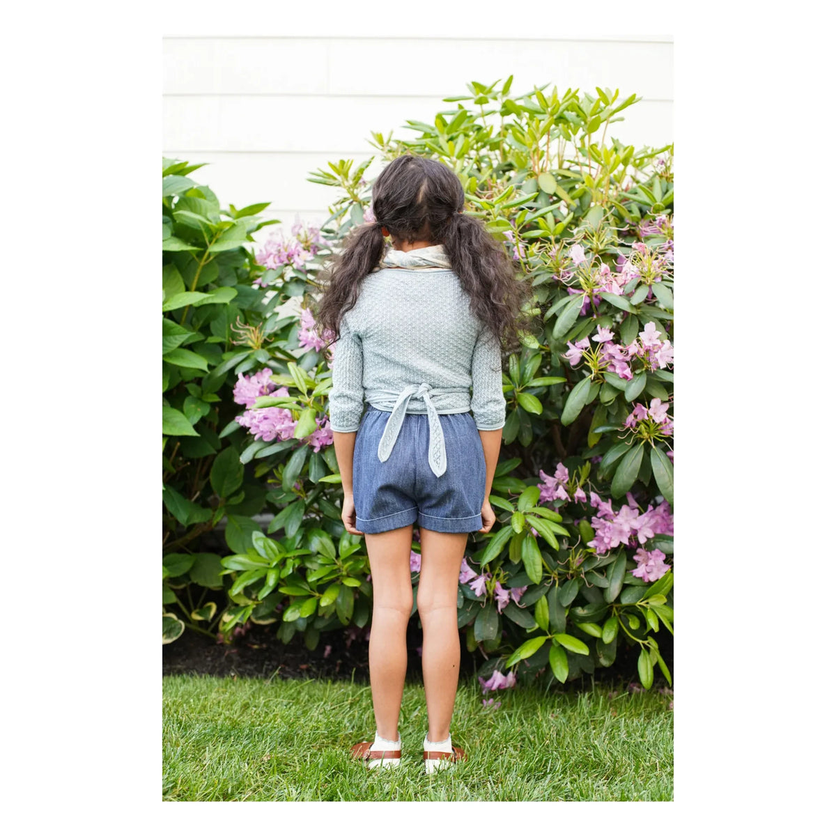 Soor Ploom - Ina Bio-Baumwoll-Wickeljacke | Eisblau