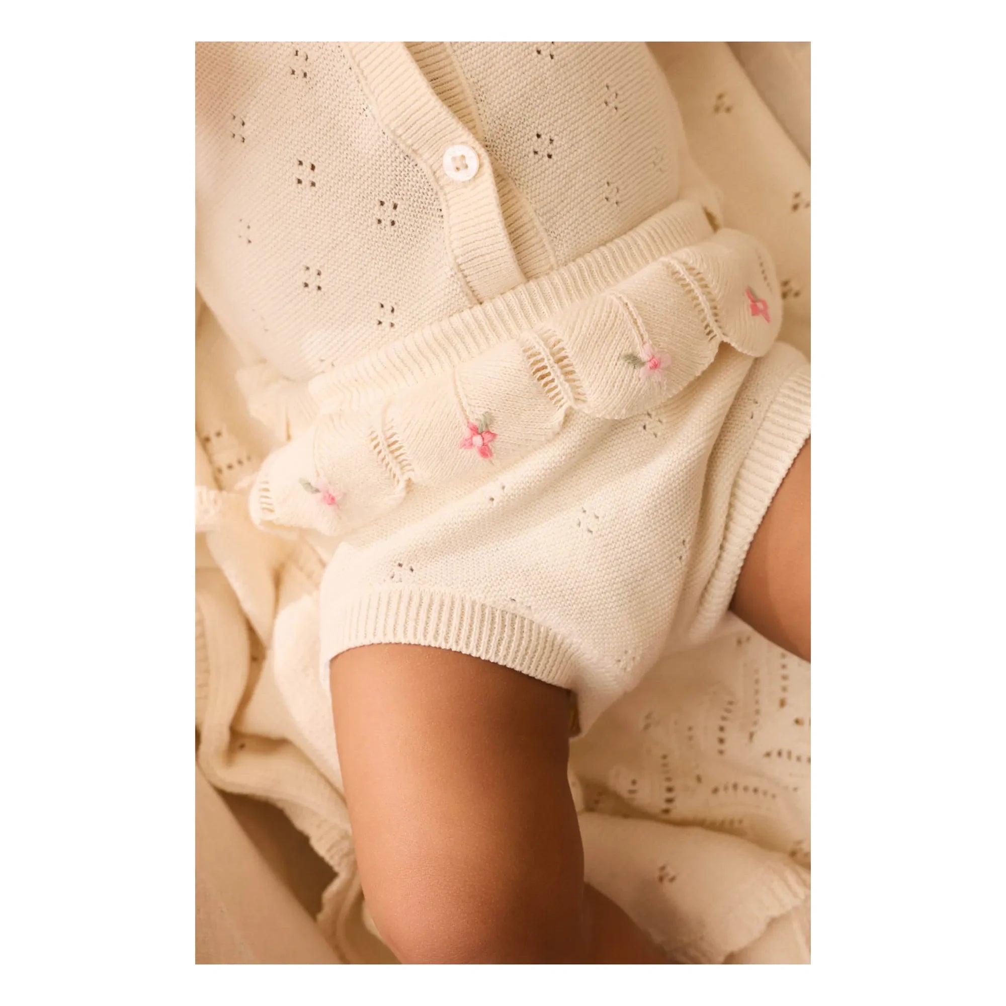 Louise Misha - Bloomer Pointelle Mylia | Creme