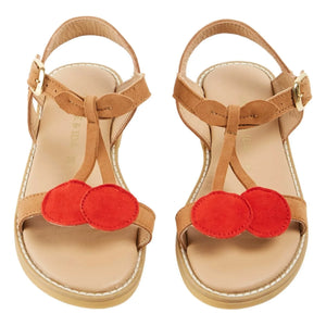 Emile et Ida - Cerises Ledersandalen | Rot
