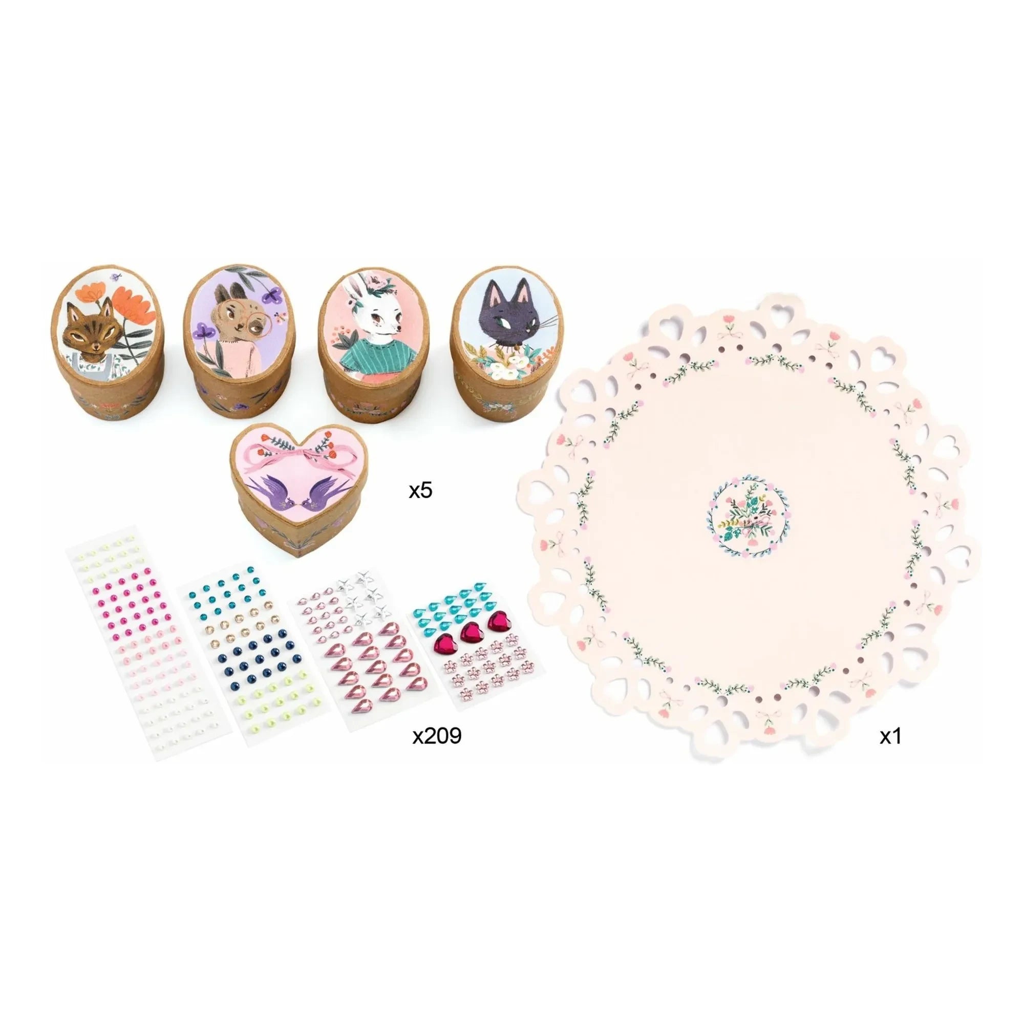 Djeco – DIY-Set – Zum Basteln von Mini-Boxen