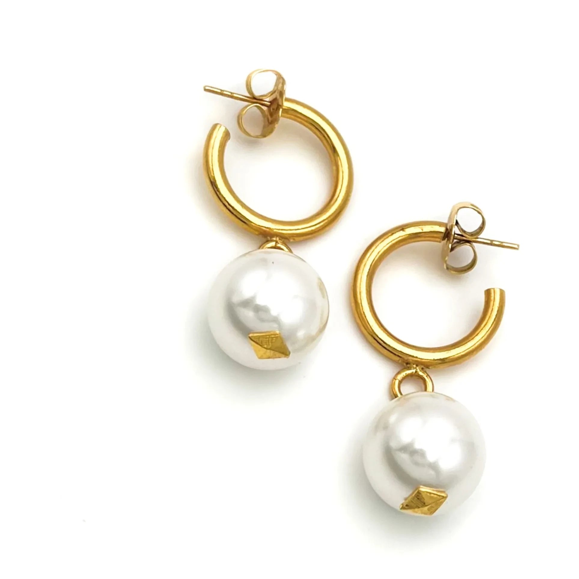 Perrine Taverniti – Exklusive Perrine Taverniti x Smallable – Perlenohrringe | Gold