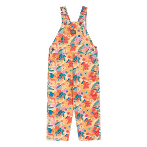 Favorite People - Geblümter Toskana Overall | Orange