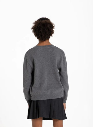 Smallable Kid - Cagnaby Organische Baumwolle Pullover | Grau Melange