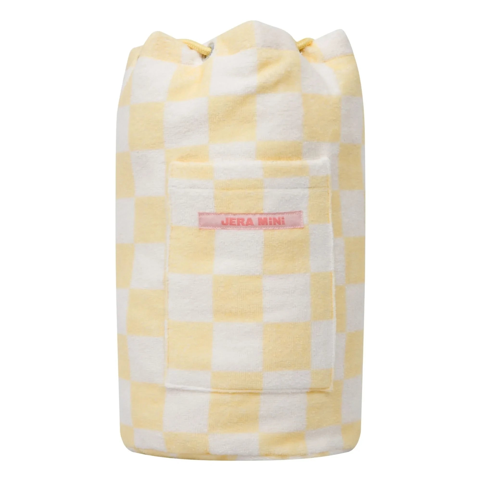 Jera Mini - Terrycloth Tasche Rucksack | Blassgelb