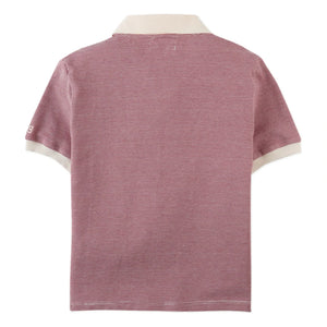 Gingersnaps - Alastor gestreiftes Poloshirt | Bordeaux