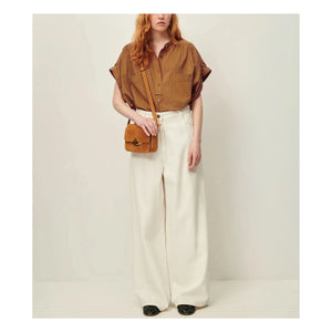 Sessùn - Camille Gestreifte Bluse | Braun