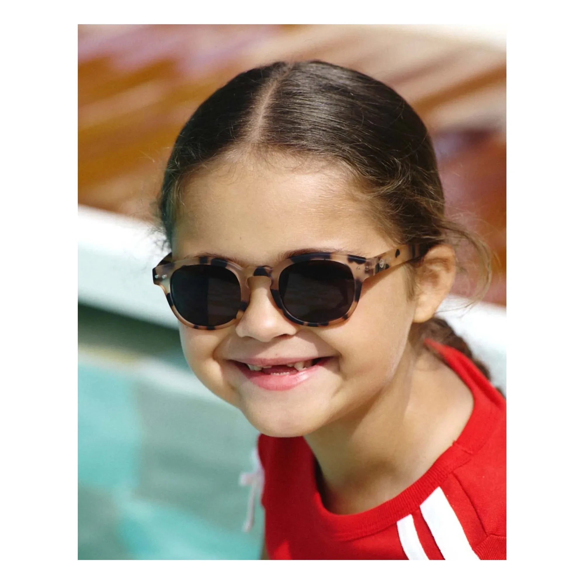 IZIPIZI - Sonnenbrille #C Junior Schildpattmuster | Beige