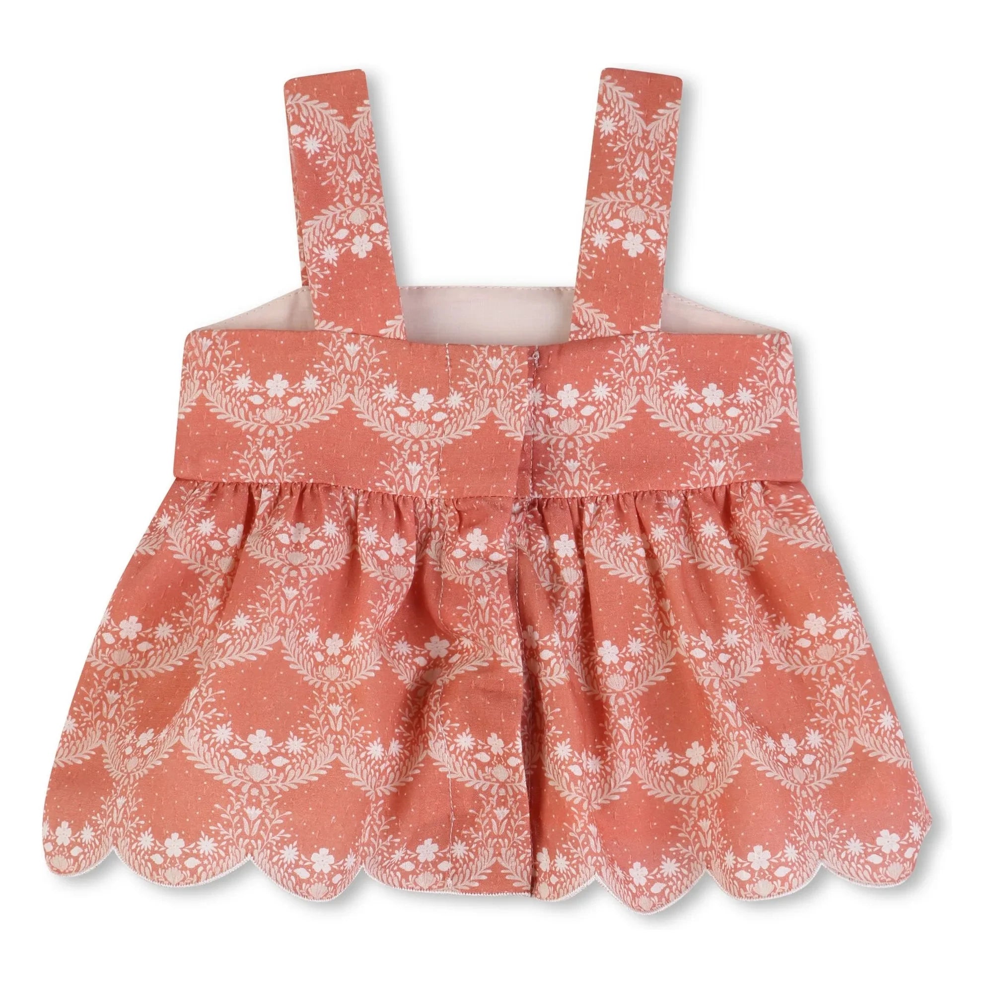Chloé - Bio-Baumwoll-Oberteil und Bloomer-Set | Pfirsich