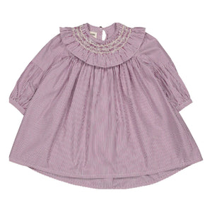 Loir - Bianca Gestreiftes Kleid | Lila