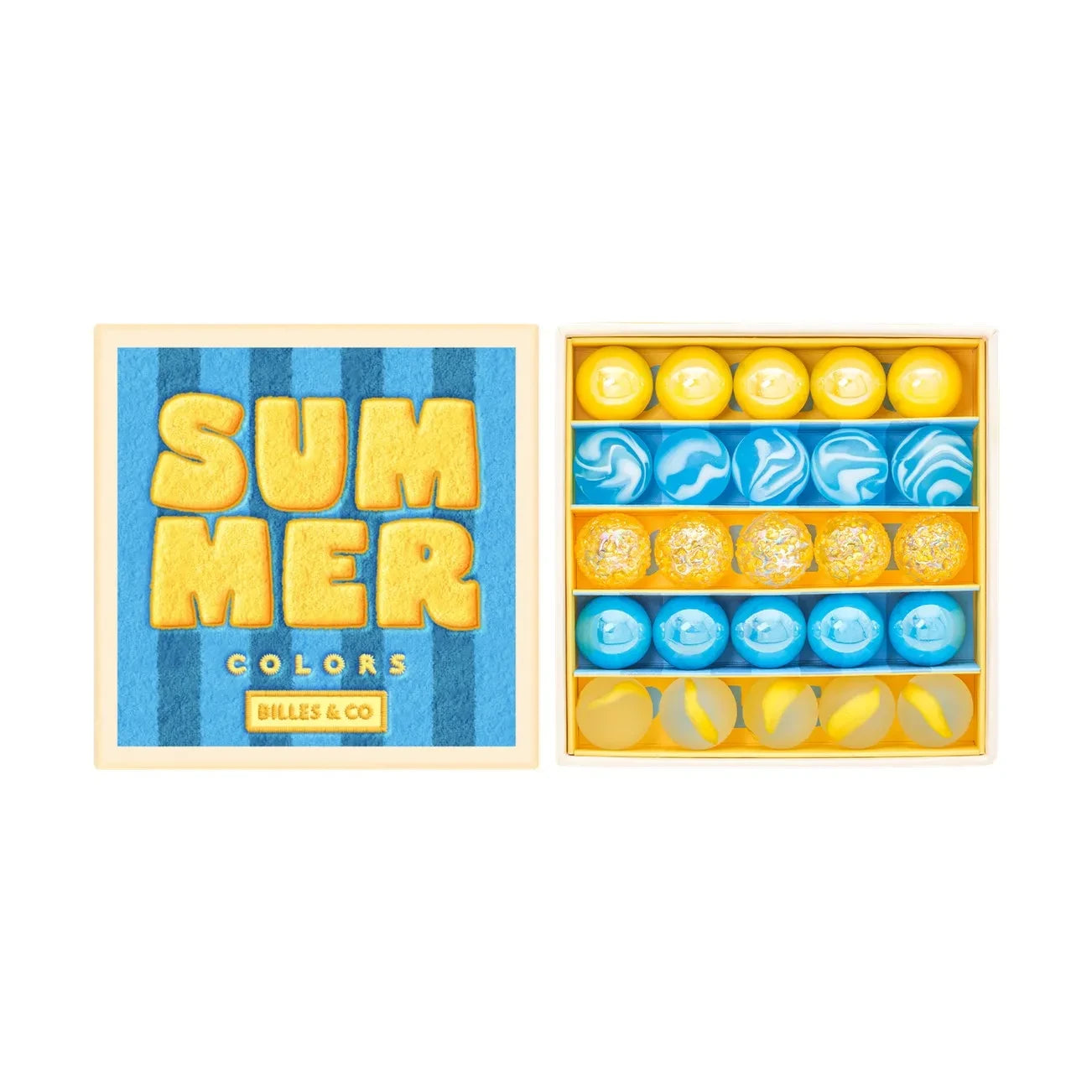 Billes & Co – Sommerhandtuchset – 25 Perlen | Blau