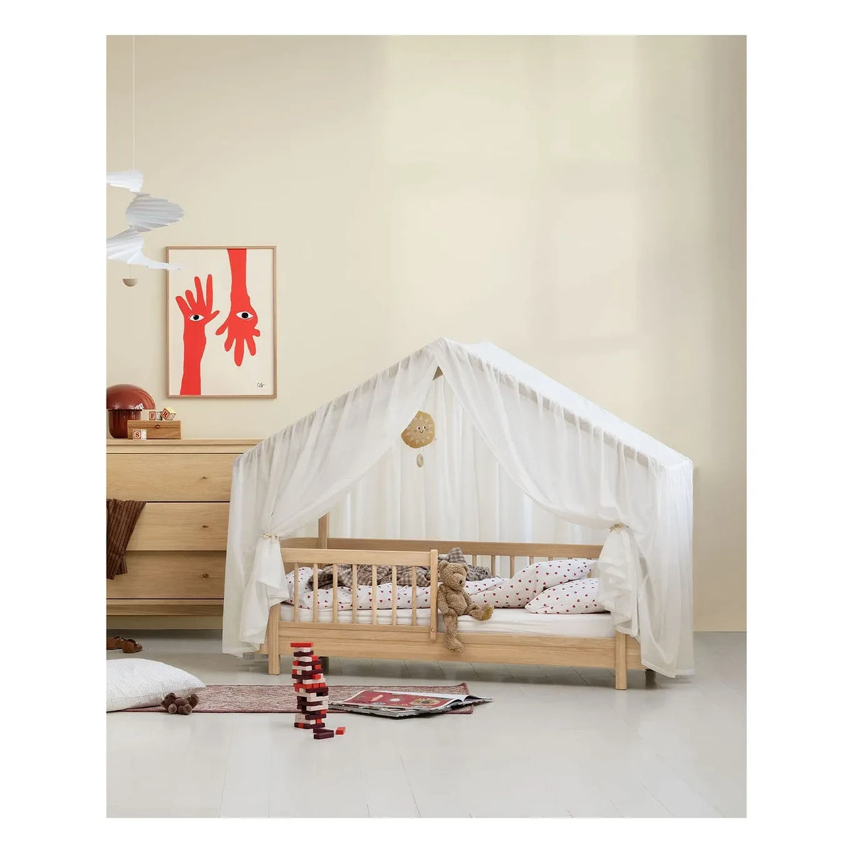 Oliver Furniture - Wood Mini+ karyola | Meşe