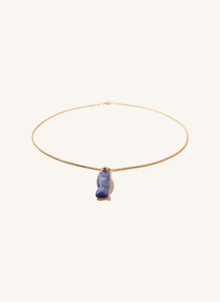 Camille Colette Studio - Isola Lapis Lazuli Halskette | Mehrfarbig