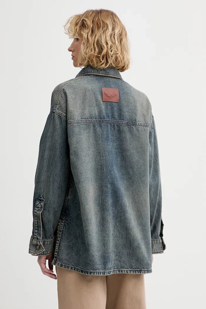 Zadig&Voltaire kadın denim sweatshirt