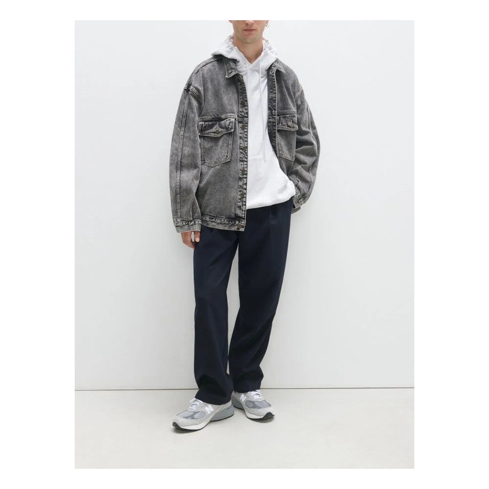 American Vintage - YopDay-B Baumwolljacken | Dunkelmelangegrau