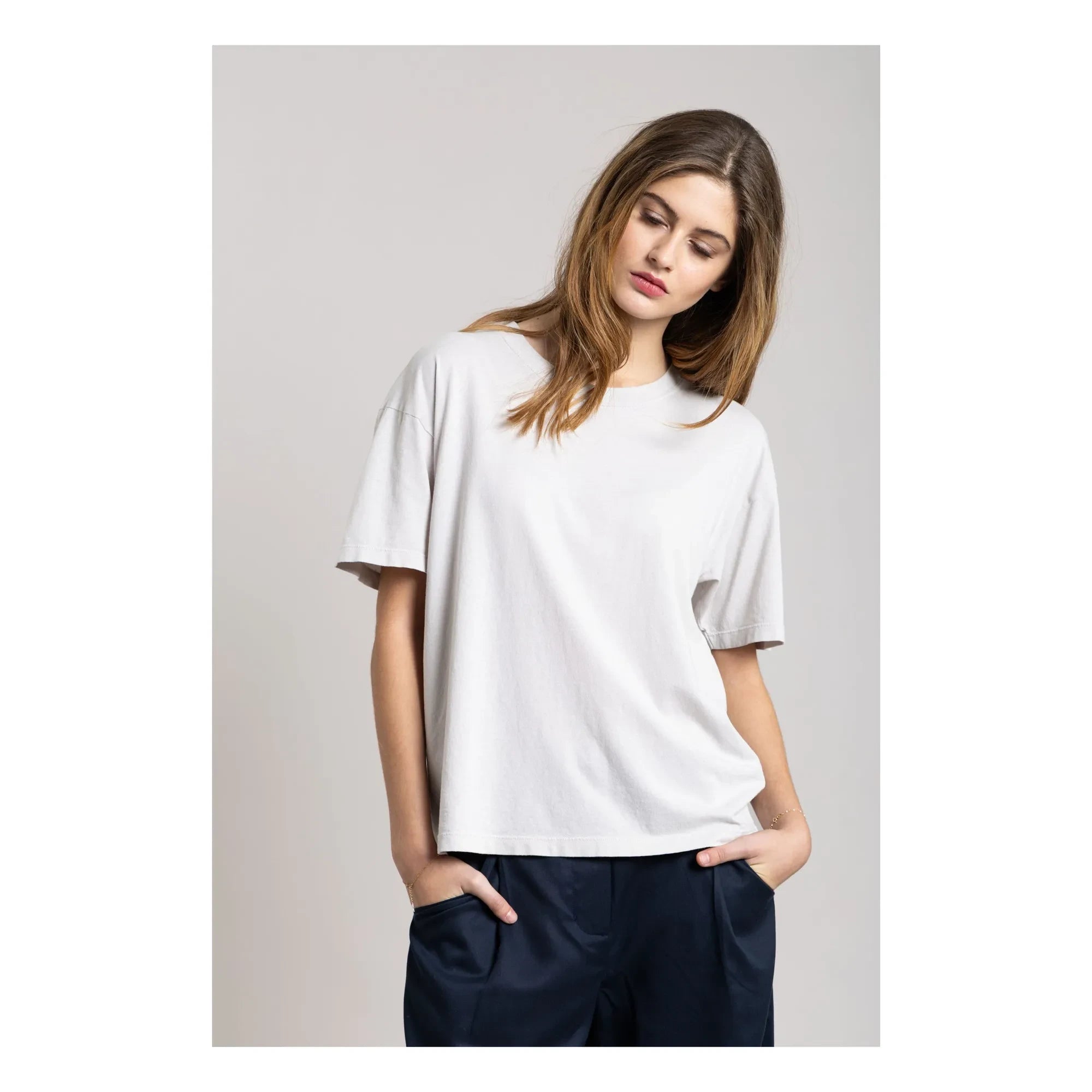Smallable Woman - Hana Bio-Baumwoll-T-Shirt | Perlengrau