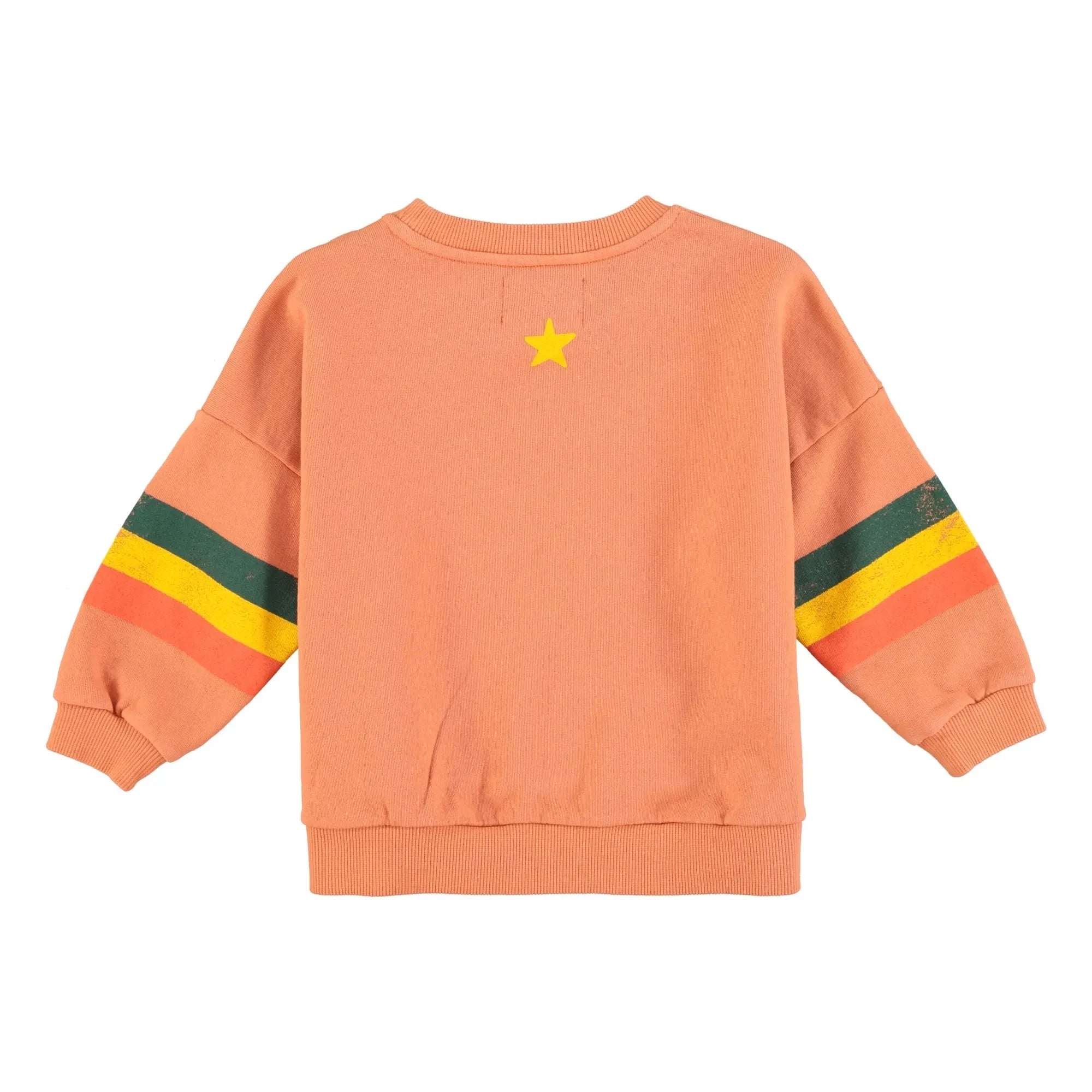 Piupiuchick - Etoile Sweatshirt aus Bio-Baumwolle | Koralle