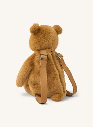 Liewood - Dayana Bear Rucksack aus Kunstfell | Karamell