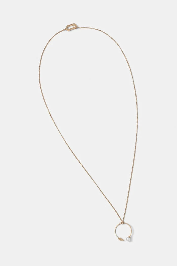 AllSaints erkek metal kolye