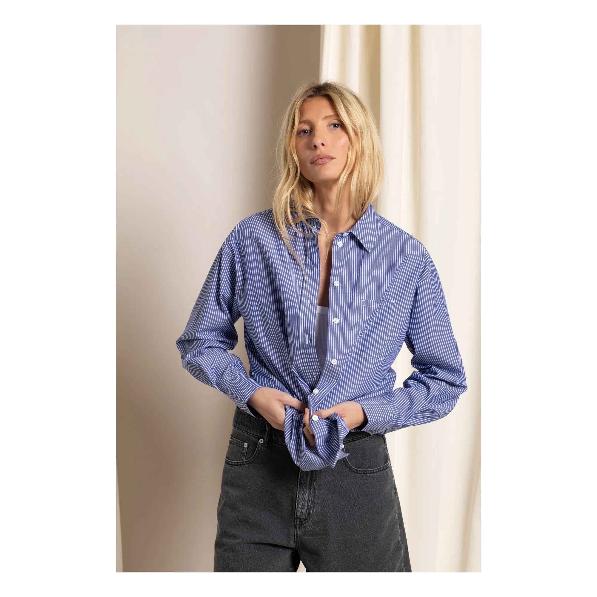 Smallable Woman - Kanel Gestreiftes Hemd | Blau